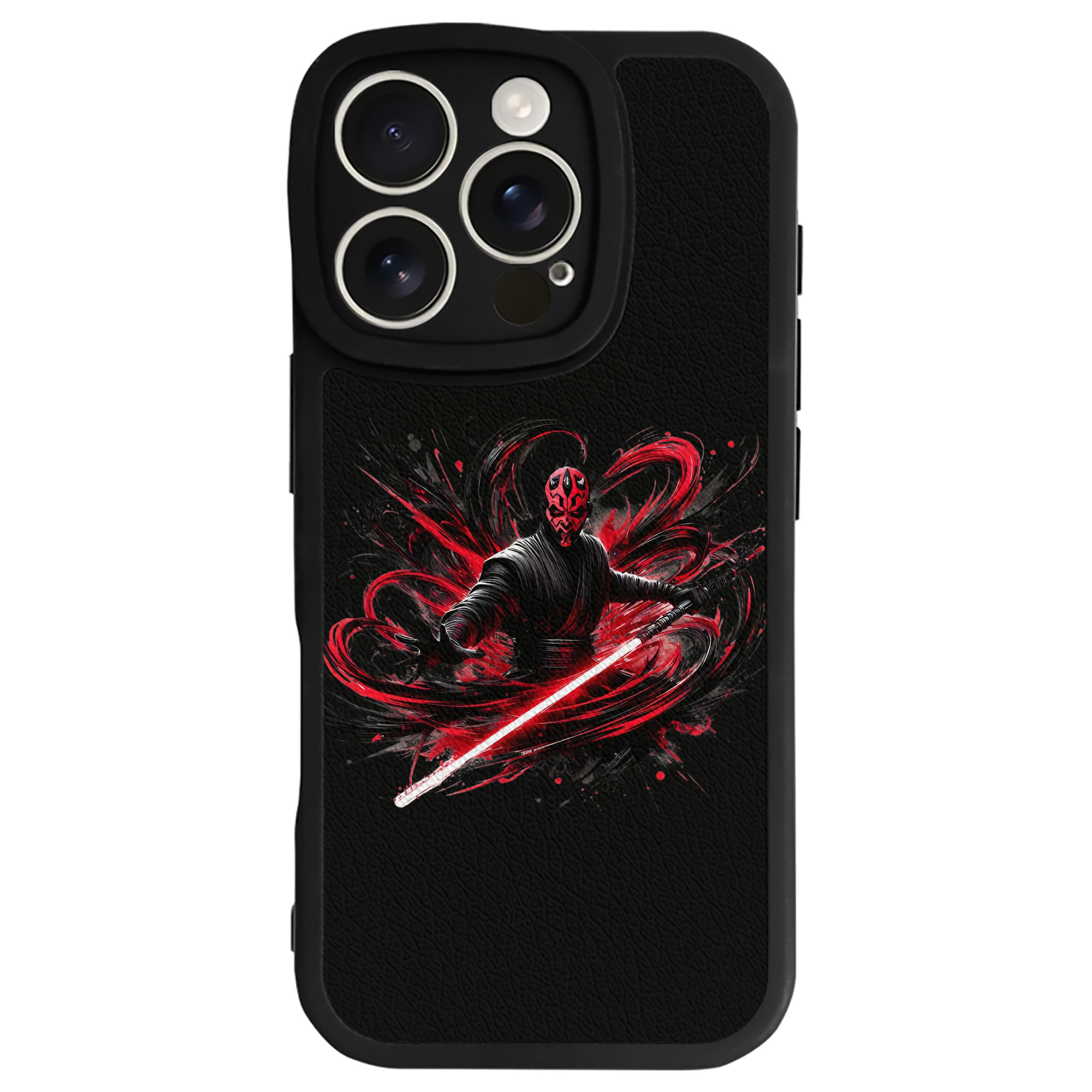 （画像用） スター・ウォーズ Star Wars 【iPhone 16シリーズ対応】シリコンスマホケース（レザー調） 材質：シリコン